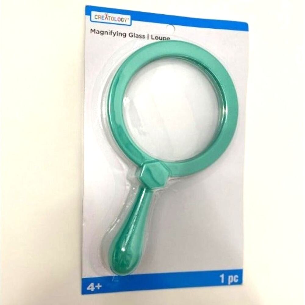 Creatology Green Magnifying Glass Handheld Exploration Tool for Ages 4+ NEW